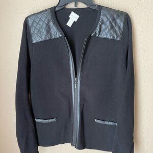 Chico’s Women’s Ponte Knit Jacket/Cardigan